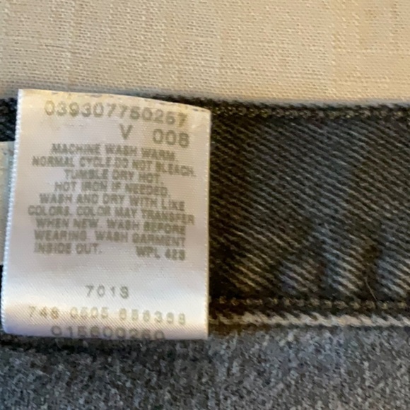 Levi's Men's Relaxed Jeans - Black - Picture 8 of 8